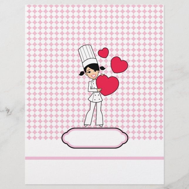Pages for Recipes - Chef Themed Letterhead (Front)