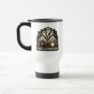 Pages & Phantoms Reading Travel Mug