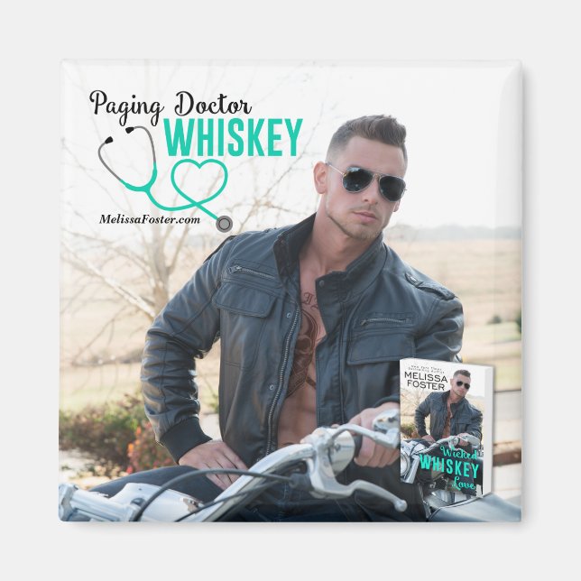 Paging Dr Bones Whiskey Magnet (Front)