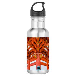 Pagoda bottom up perspective, Miyajima 532 Ml Water Bottle