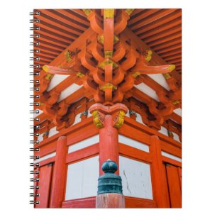 Pagoda bottom up perspective, Miyajima Notebook
