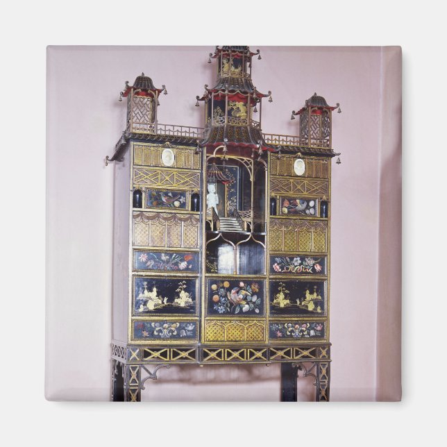 Pagoda cabinet in style of Thomas Chippendale Magnet (Front)