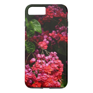 Pagoda Flowers Colourful Red and Pink Case-Mate iPhone Case