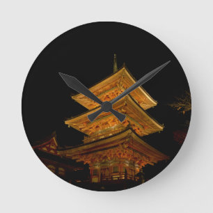 Pagoda Japan Kyoto Round Clock