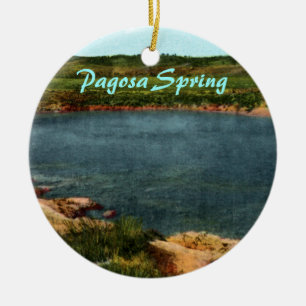 Pagosa Spring Ceramic Tree Decoration