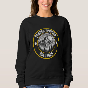 Pagosa Springs Colorado USA Mountain Design Sweatshirt
