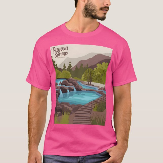Pagosa Springs  Where Nature Heals  Active T-Shirt (Front)