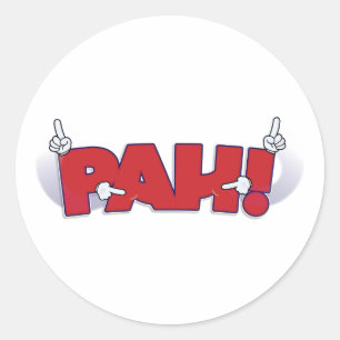 PAH! (American Sign Language) sticker