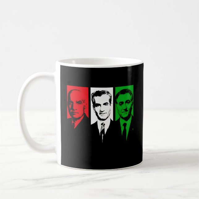 Pahlavi Kings Of Iran Coffee Mug (Left)