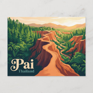 Pai Thailand Postcard
