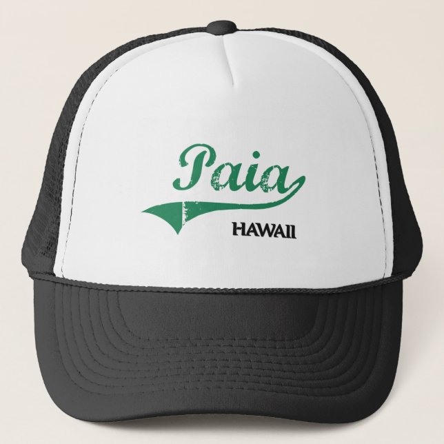 Paia Hawaii City Classic Trucker Hat (Front)