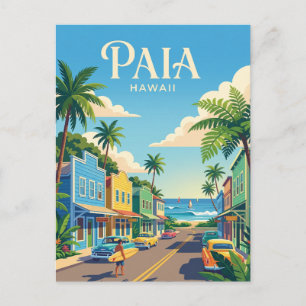 Paia USA Postcard