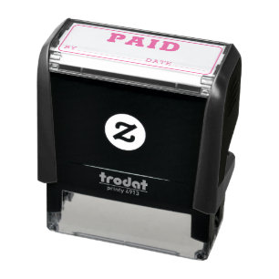 PAID Account Simple Cashier Self-inking Stamp