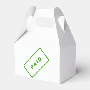Paid Business Stamp Favour Box
