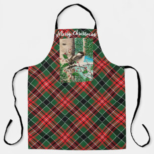 Paid Christmas Chickadee Apron