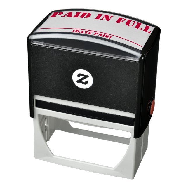 "Paid in Full" Rubber Stamp (Product)