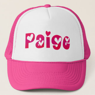 Paige in Hearts Trucker Hat