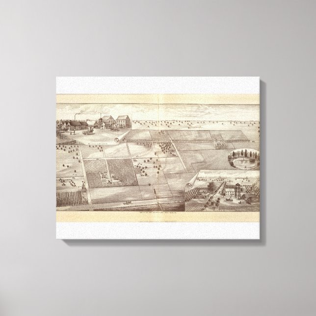 Paige & Morton ranch Canvas Print (Front)