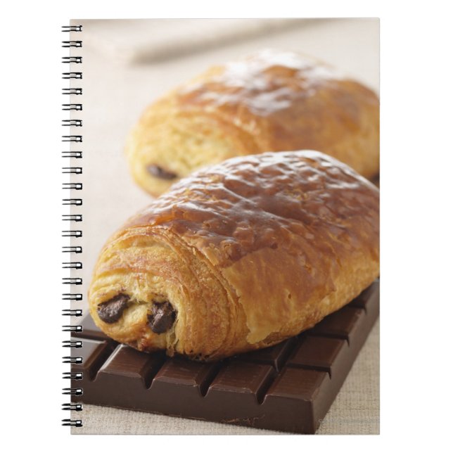 pain au chocolat spiral notebook (Front)