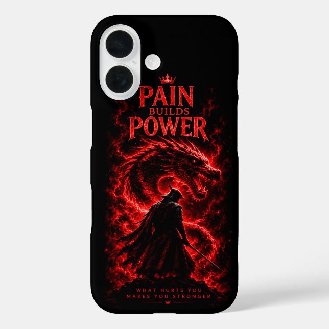 Pain Builds Power Case-Mate iPhone Case (Back)