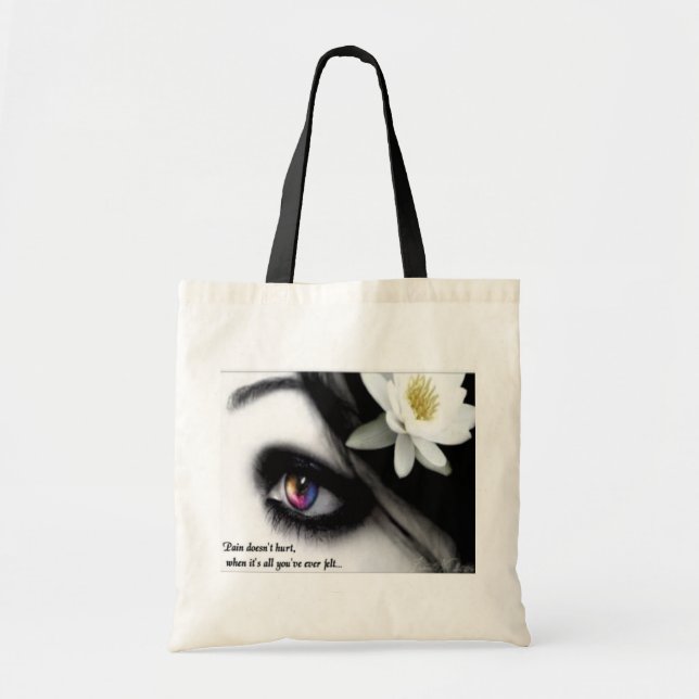 Pain Canvas Totebag Tote Bag (Front)