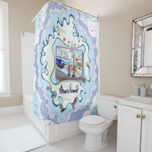 Pain In The Neck Get Well Shower Curtain