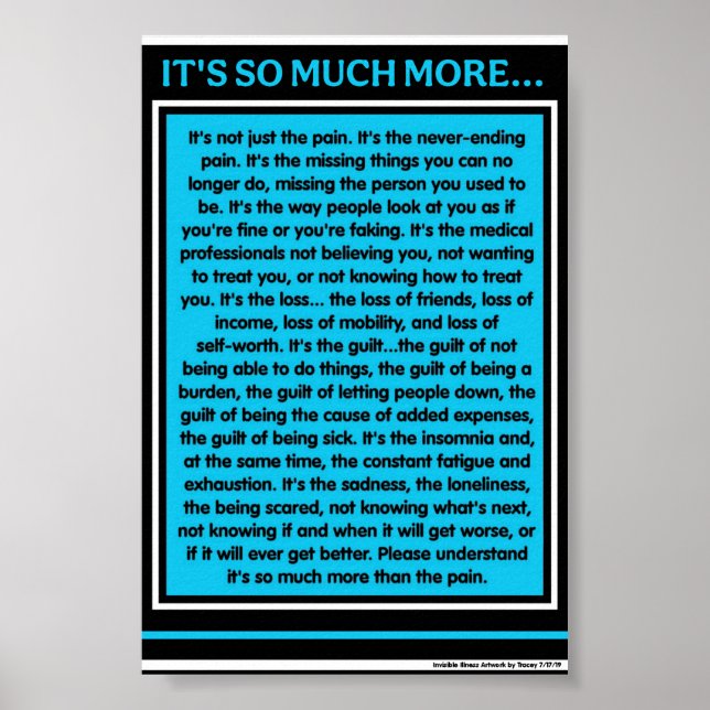 PAIN... IT'S SO MUCH MORE... POSTER (Front)