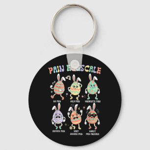Pain Scale Bunny Egg Pain essment Trauma Nurse Key Ring