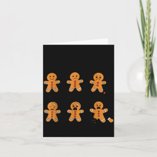 Pain Scale Funny Gingerbread Man Christmas Nurse H Card