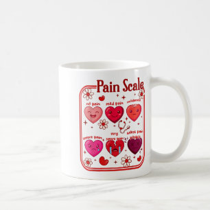 Pain Scale Heart Candy Trauma Nurse Triage Valenti Coffee Mug