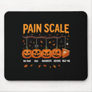 Pain Scale Pumpkin Pain Essment Trauma Nurse Hallo Mouse Pad