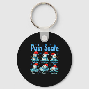 Pain Scale Snowman Healthcare Worker Pain Essment  Key Ring