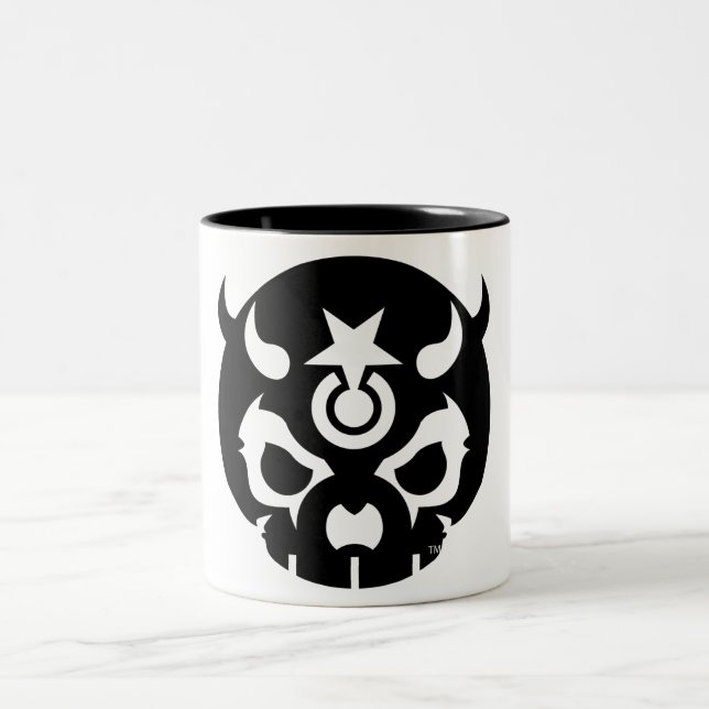 PAIN STAR | Skull Series Two-Tone Coffee Mug (Center)