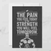 Pain Today, Strength Tomorrow
