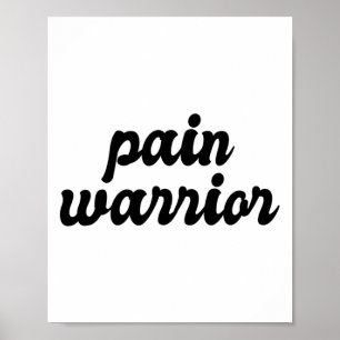 Pain Warrior Crps Awareness Month Chronic Disease  Poster