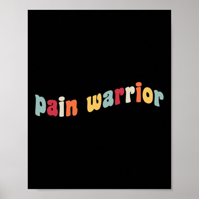 Pain Warrior Crps Awareness Month Crohn's Chronic  Poster (Front)