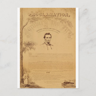 [Paine copy of the Emancipation Proclamation. Copy Postcard
