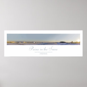 Paine in the Snow Print