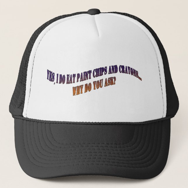 Paint and Crayons Trucker Hat (Front)