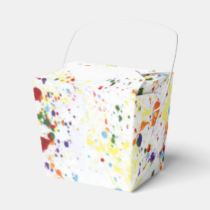 "Paint/Art Party" Take-Out Favour Box