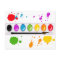 paint box with splatters