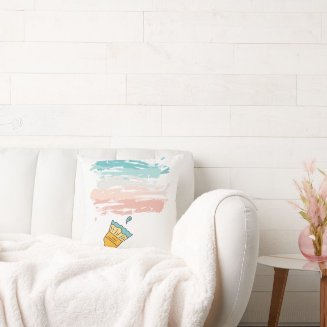 paint brush cushion (Couch)