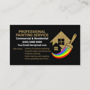 Paint Brush Painter House Painting Business Card