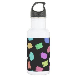 Paint Brush Strokes, Colourful Brush Strokes 532 Ml Water Bottle