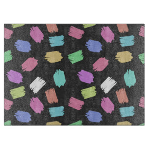 Paint Brush Strokes, Colourful Brush Strokes Cutting Board