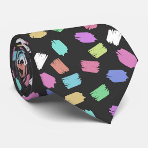 Paint Brush Strokes, Colourful Brush Strokes Tie