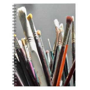 Paint brushes drying in the sunlight 2 notebook