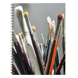 Paint brushes drying in the sunlight 2 notebook