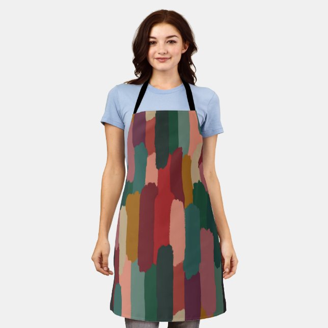 Paint Brushstrokes Apron (Worn)