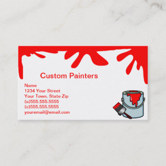 Paint Business Cards